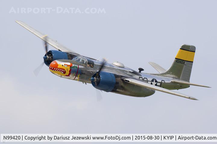 N99420, 1944 Douglas B-26B Invader C/N 27383, Douglas B-26B Invader 