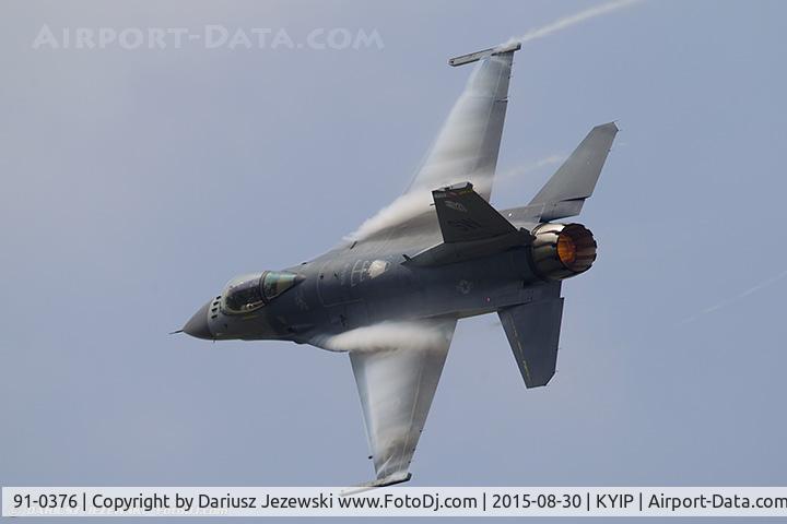 91-0376, 1991 General Dynamics F-16C Fighting Falcon C/N CC-74, F-16CJ Fighting Falcon 91-0376 SW from 77th FS 