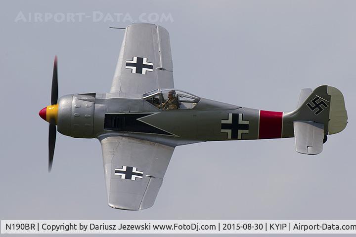 N190BR, Focke-Wulf Fw-190-A8 Replica C/N 005, Focke-Wulf 190 A8  C/N 005, N190BR