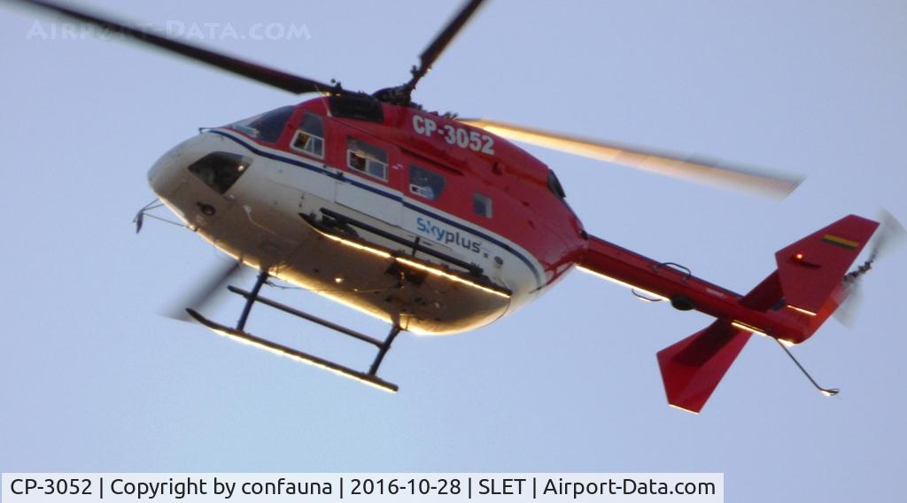 CP-3052, Kawasaki BK-117B-1 C/N 1046, Skyplus operating from El Trompillo