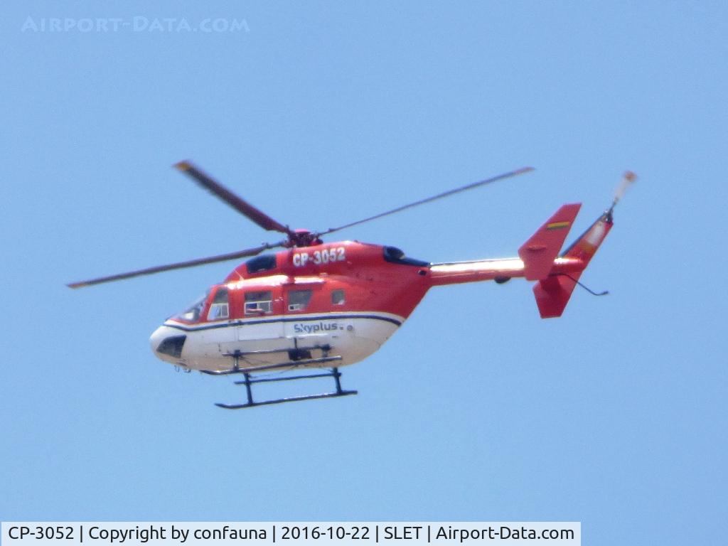 CP-3052, Kawasaki BK-117B-1 C/N 1046, Skyplus operating from El Trompillo