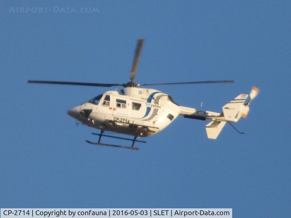 CP-2714, MBB-Kawasaki BK-117B-2 BK-117B-2 C/N 7252, Skyplus operating from El Trompillo