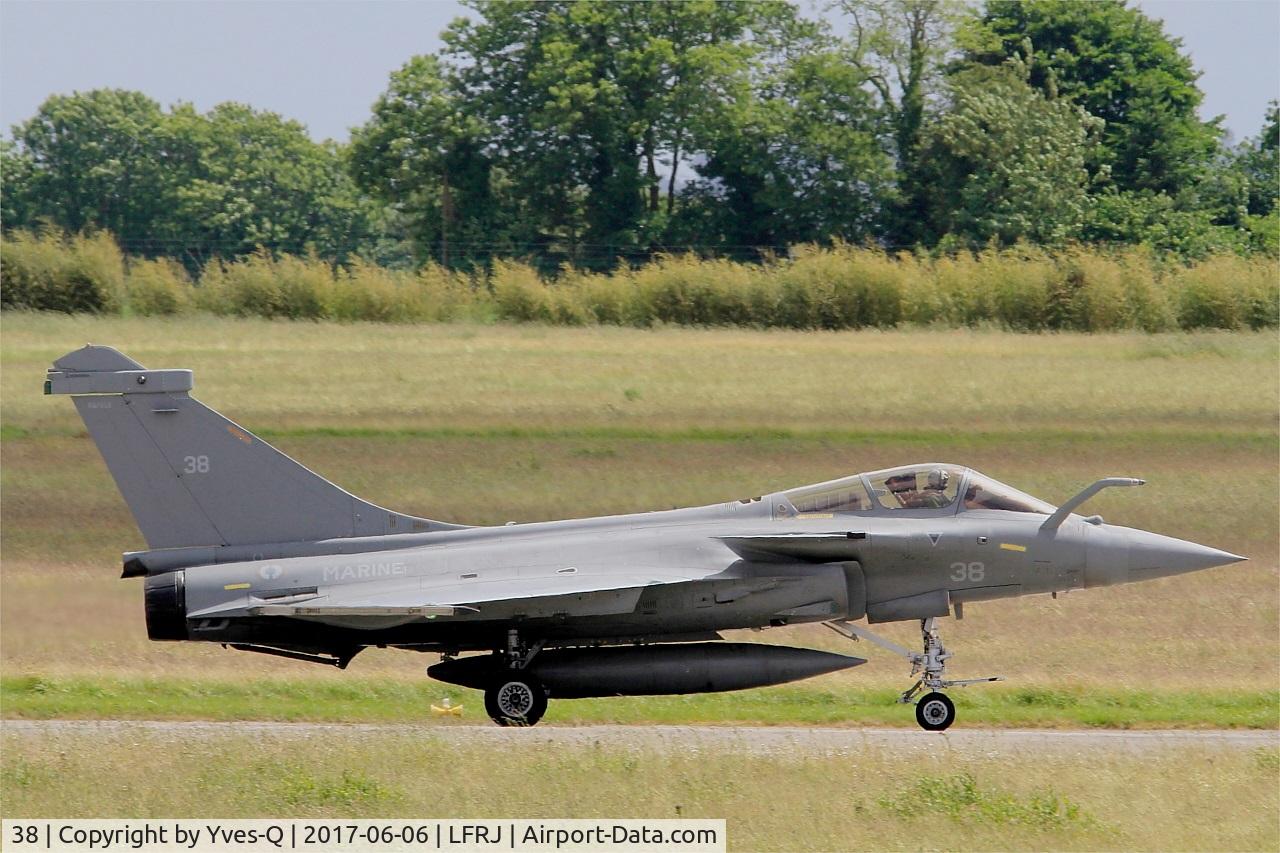 38, 2013 Dassault Rafale M C/N 38, Dassault Rafale M, Taxiing rwy 26, Landivisiau Naval Air Base (LFRJ) Tiger Meet 2017
