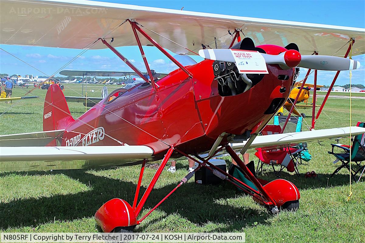 N805RF, Hatz CB-1 C/N 805, At 2017 EAA Airventure at Oshkosh