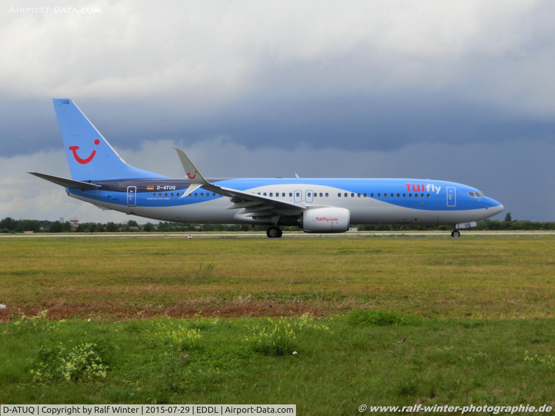 D-ATUQ, 2015 Boeing 737-8K5 C/N 41663, Boeing 737-8K5(W) - X3 TUI TUIfly - 41663 - D-ATUQ - 29.07.2015 - DUS
