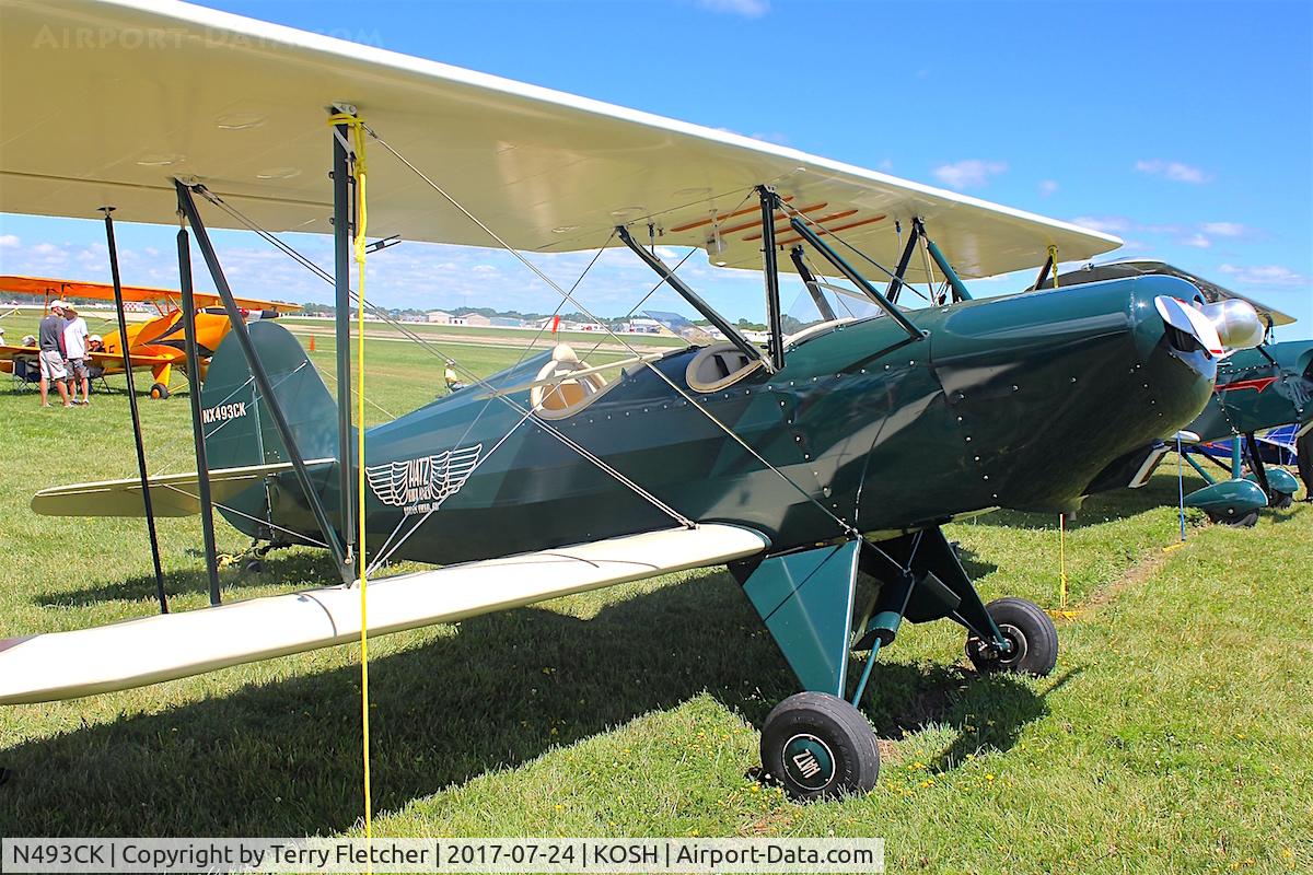 N493CK, 2012 Hatz CB-1 C/N 493, At 2017 EAA Airventure at Oshkosh