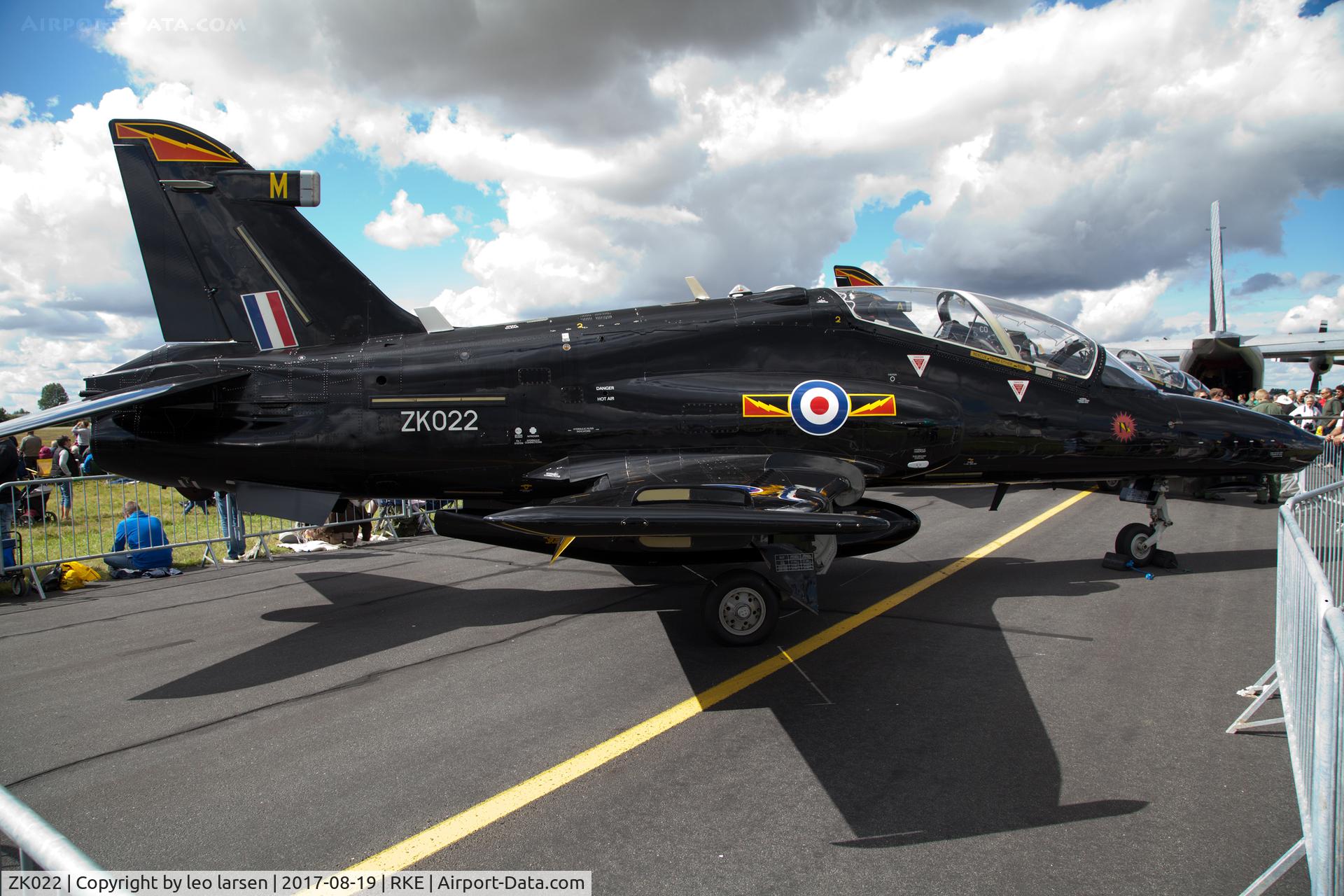 ZK022, 2009 British Aerospace Hawk T2 C/N RT013/1251, Roskilde Air Show 19.8.2017