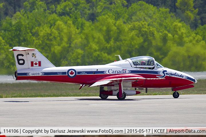 114106, Canadair CT-114 Tutor C/N 1106, CAF CT-114 Tutor 114106 C/N 1106 from Snowbirds Demo Team 15 Wing CFB Moose Jaw, SK