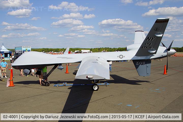 02-4001, General Atomics MQ-9A Reaper C/N PB-001, YMQ-9A Reaper 02-4001  from 174 ATKW  Hancock Field ANGB, NY