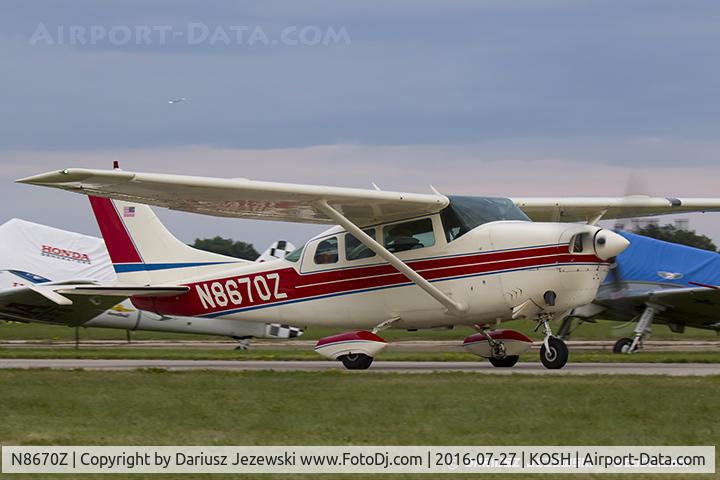 N8670Z, 1968 Cessna TP206C Turbo Super Skylane C/N P206-0470, Cessna TP206C  C/N P206-0470, N8670Z