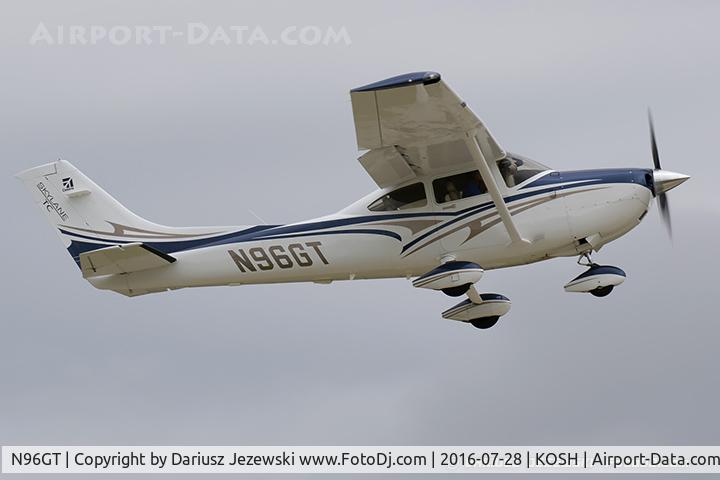 N96GT, 2012 Cessna T182T Turbo Skylane C/N T182-09072, Cessna 182 Skylane  C/N T18209072, N96GT