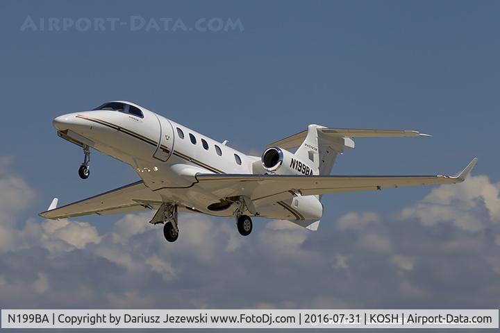 N199BA, 2015 Embraer EMB-505 Phenom 300 C/N 50500290, Bombardier CL-600-2B16 Challenger 604  C/N 5410, N199BA