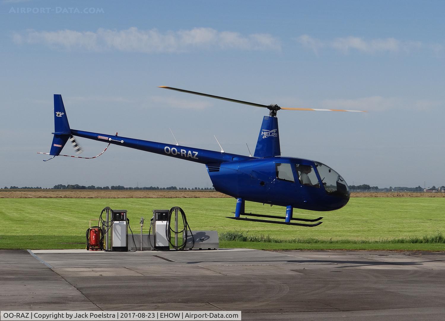 OO-RAZ, 2009 Robinson R44 Raven II C/N 12613, R44 of Heliandco at Oostwold airport