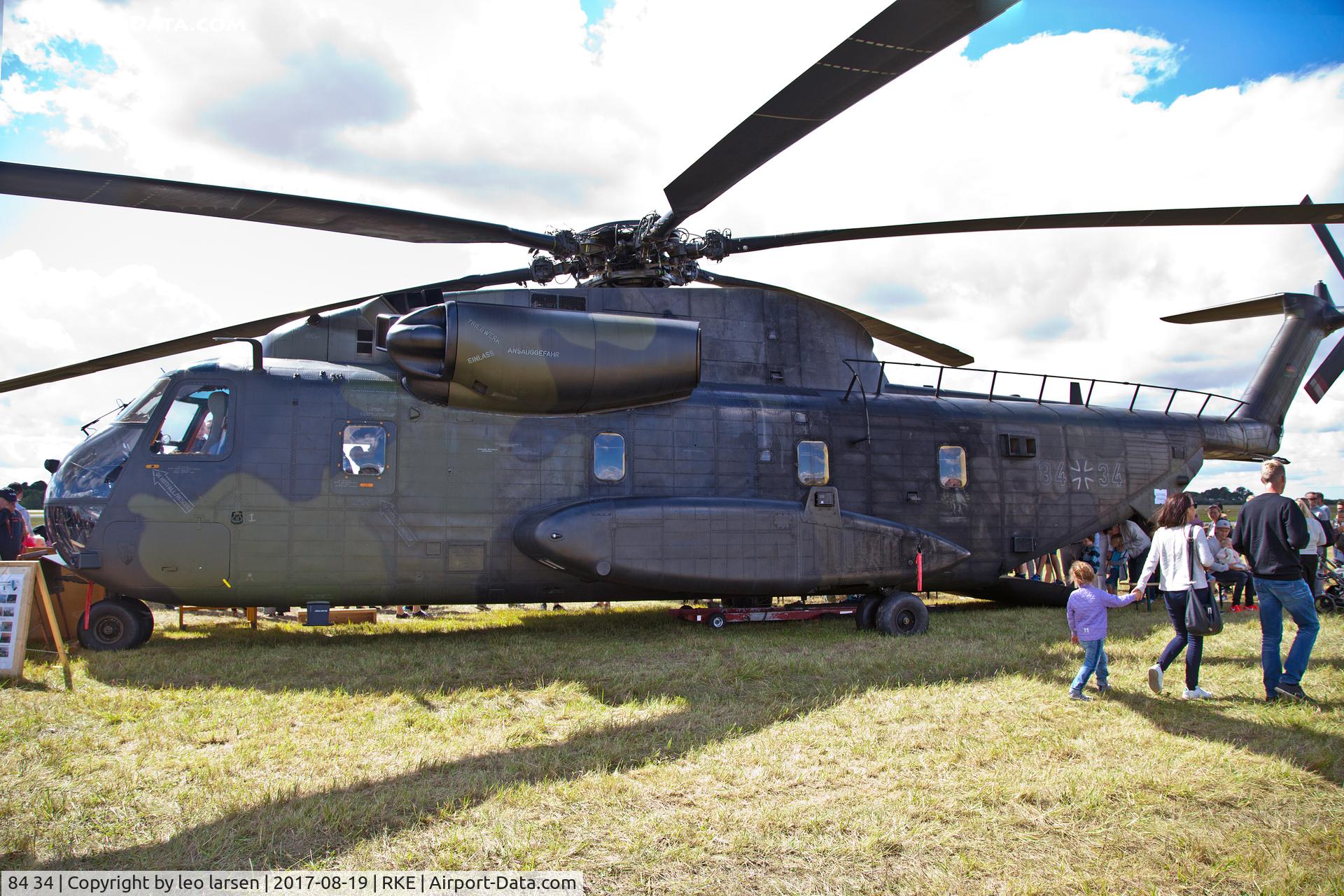84 34, Sikorsky (VFW-Fokker) CH-53GS C/N V65-032, Roskilde Air Show 19.8.2017