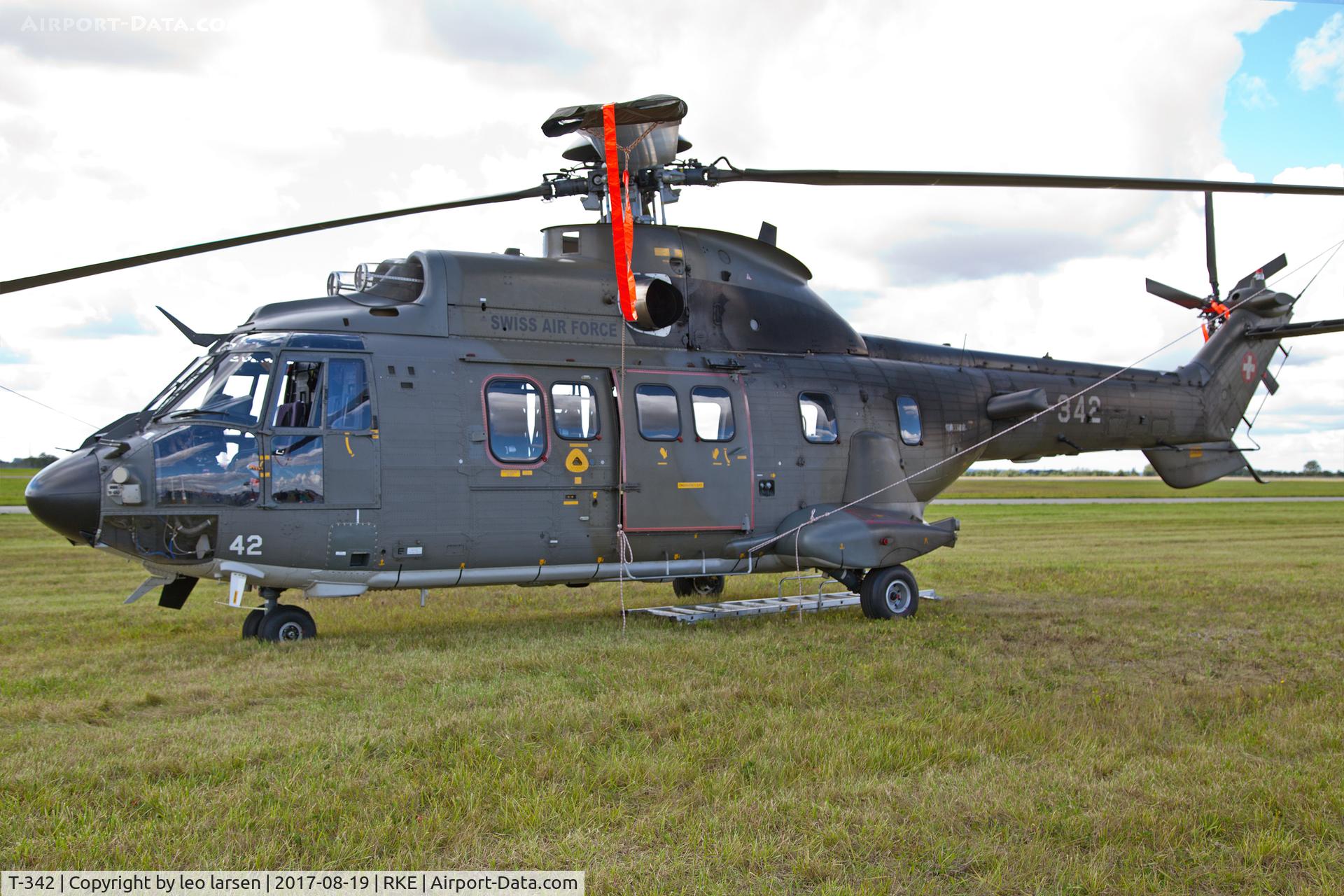 T-342, 2002 Eurocopter AS-532UL Cougar C/N 2560/MIS027, Roskilde Air Show 19.8.2017