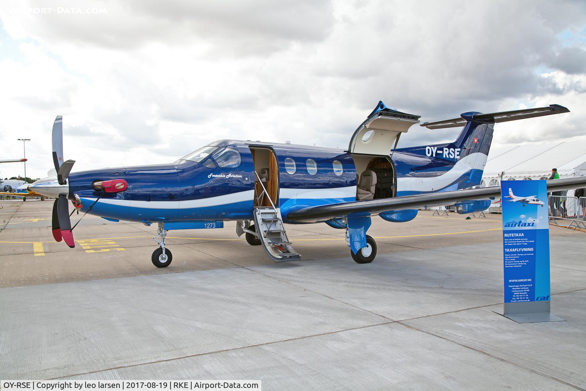 OY-RSE, 2011 Pilatus PC-12/47E C/N 1273, Roskilde Air Show 19.8.2017