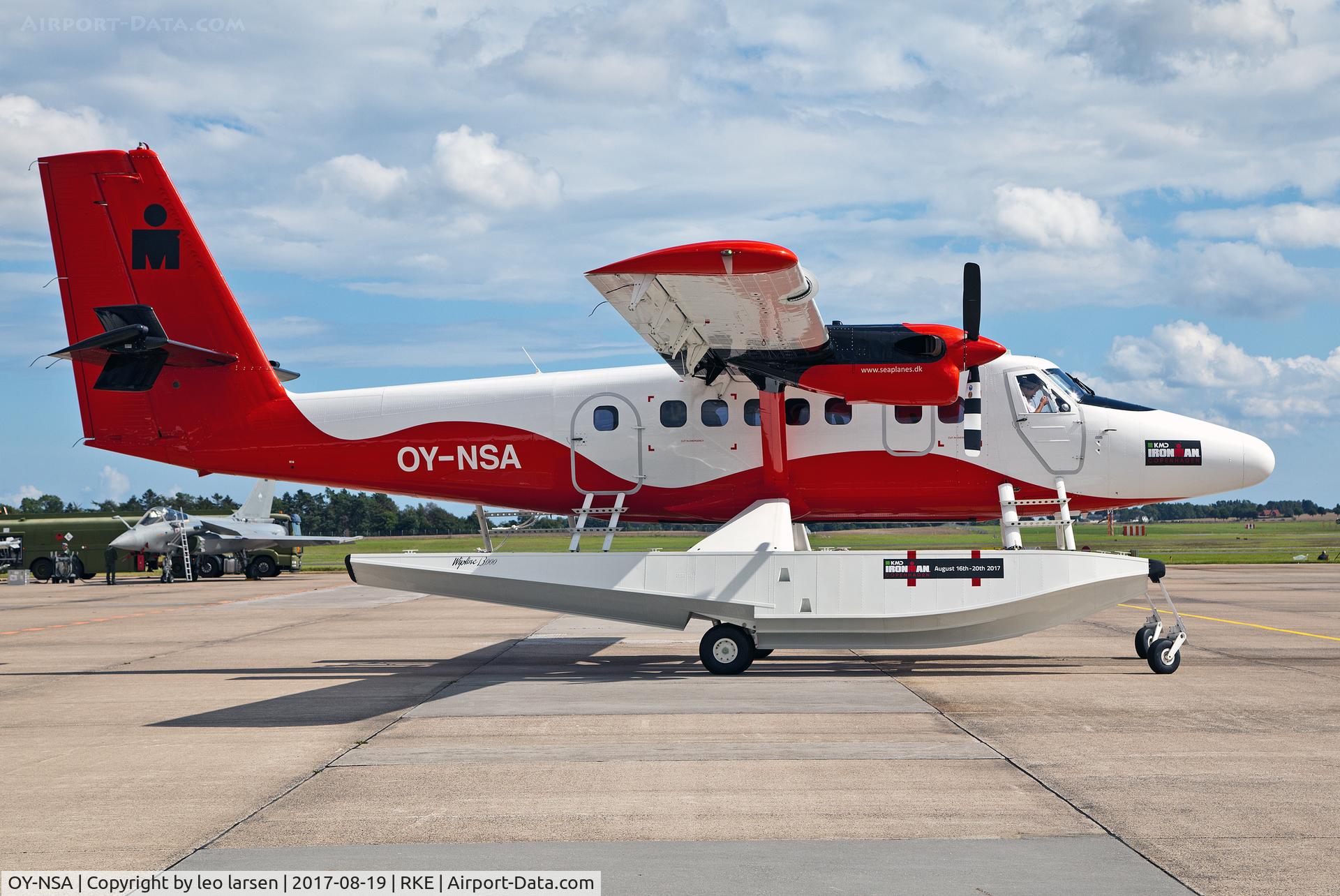OY-NSA, 1978 De Havilland Canada DHC-6-300 Twin Otter C/N 577, Roskilde Air Show 19.8.2017