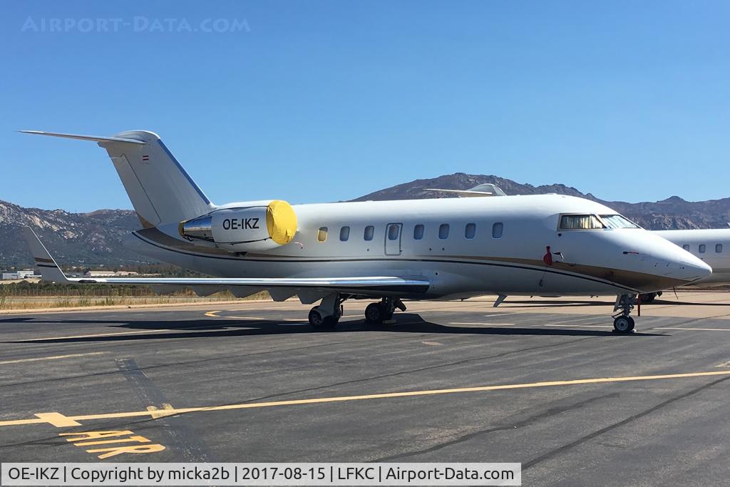 OE-IKZ, 2006 Bombardier Challenger 605 (CL-600-2B16) C/N 5705, Parked