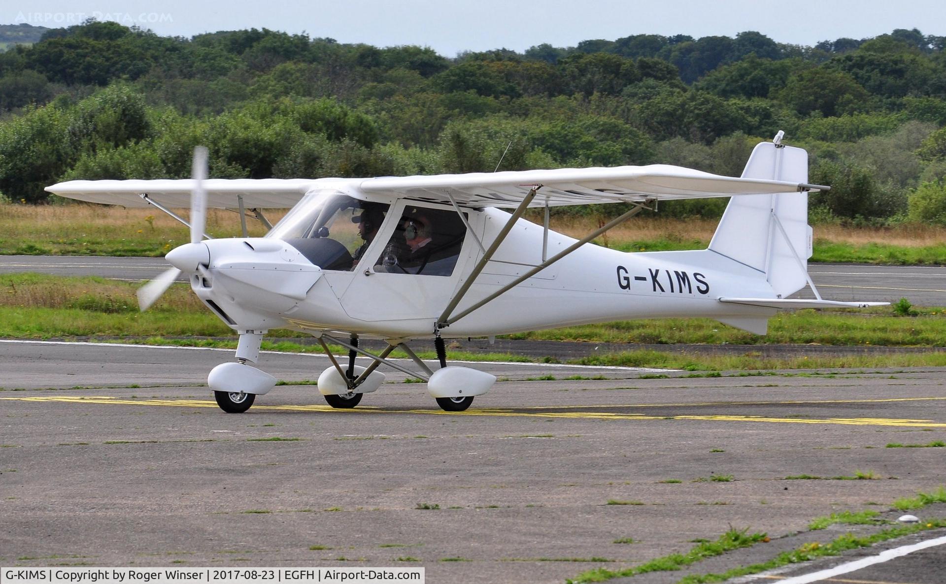 G-KIMS, 2017 Comco Ikarus C42 FB100 C/N 1704-7497, Resident Ikarus C42 operated by Gower Flight Centre.