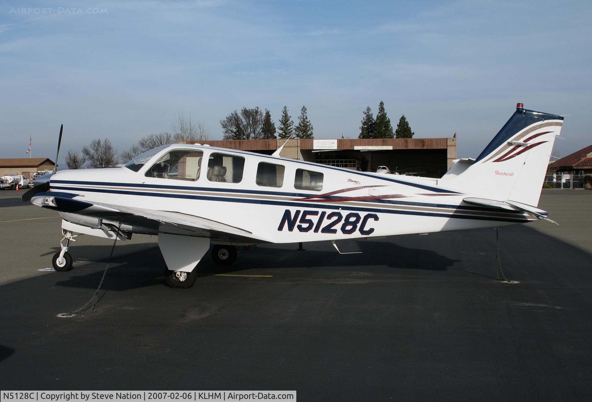 N5128C, 2002 Raytheon Aircraft Company A36 Bonanza C/N E-3455, Cell Marque Corp, Lincoln, CA 2002 Raytheon A36 @ Lincoln Regional Airport (Karl Harder Field), CA home field