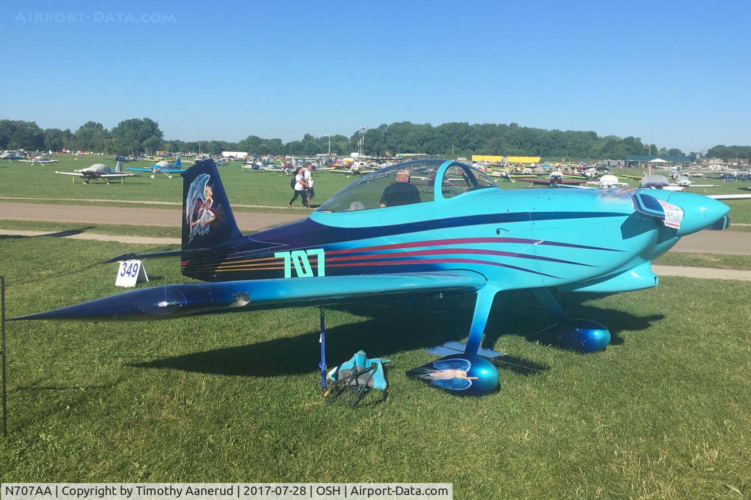 N707AA, 2012 Vans RV-8 C/N 80481, Vans RV-8, c/n: 80481