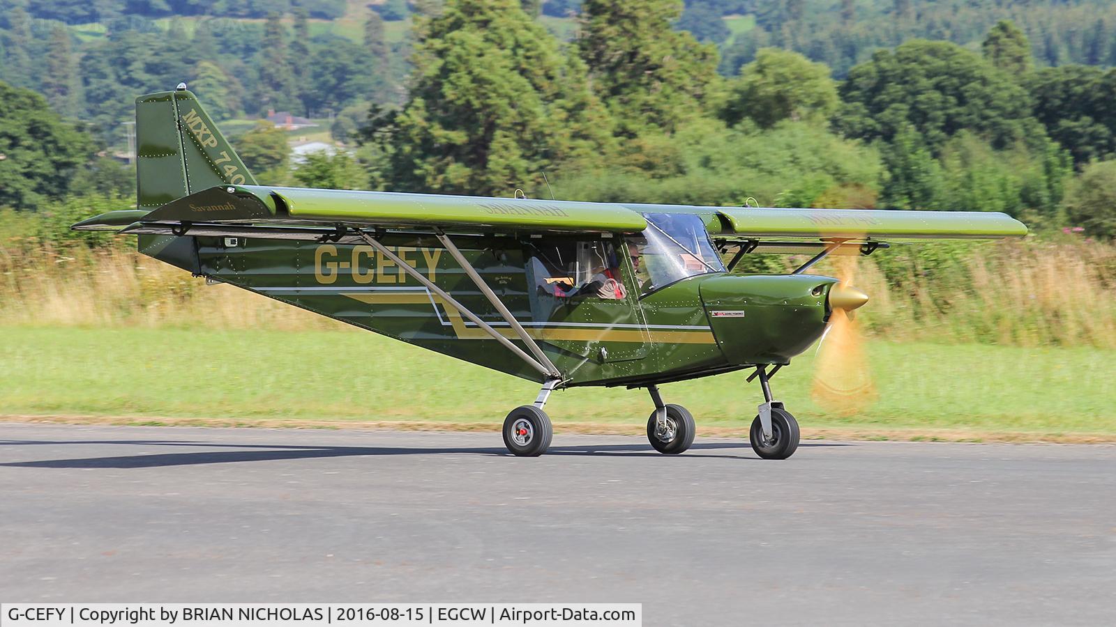 G-CEFY, 2006 ICP MXP-740 Savannah Jabiru(5) C/N BMAA/HB/453, G_CEFY departing