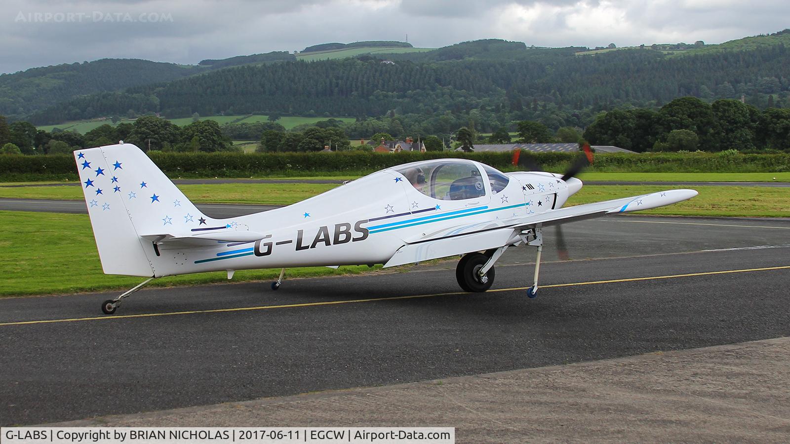 G-LABS, 2002 Europa XS Monowheel C/N PFA 247-12595, Departing after the airshow.