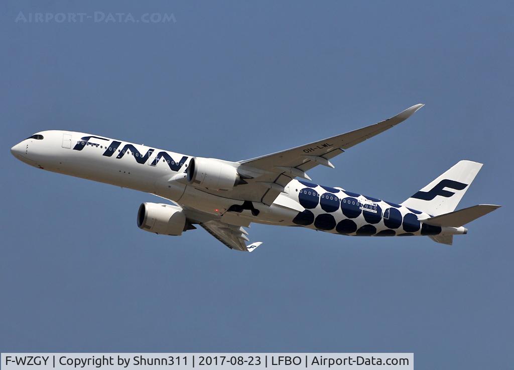 F-WZGY, 2017 Airbus A350-941 C/N 0134, C/n 0134 - To be OH-LWL in 'Marimekko Kivet' special c/s