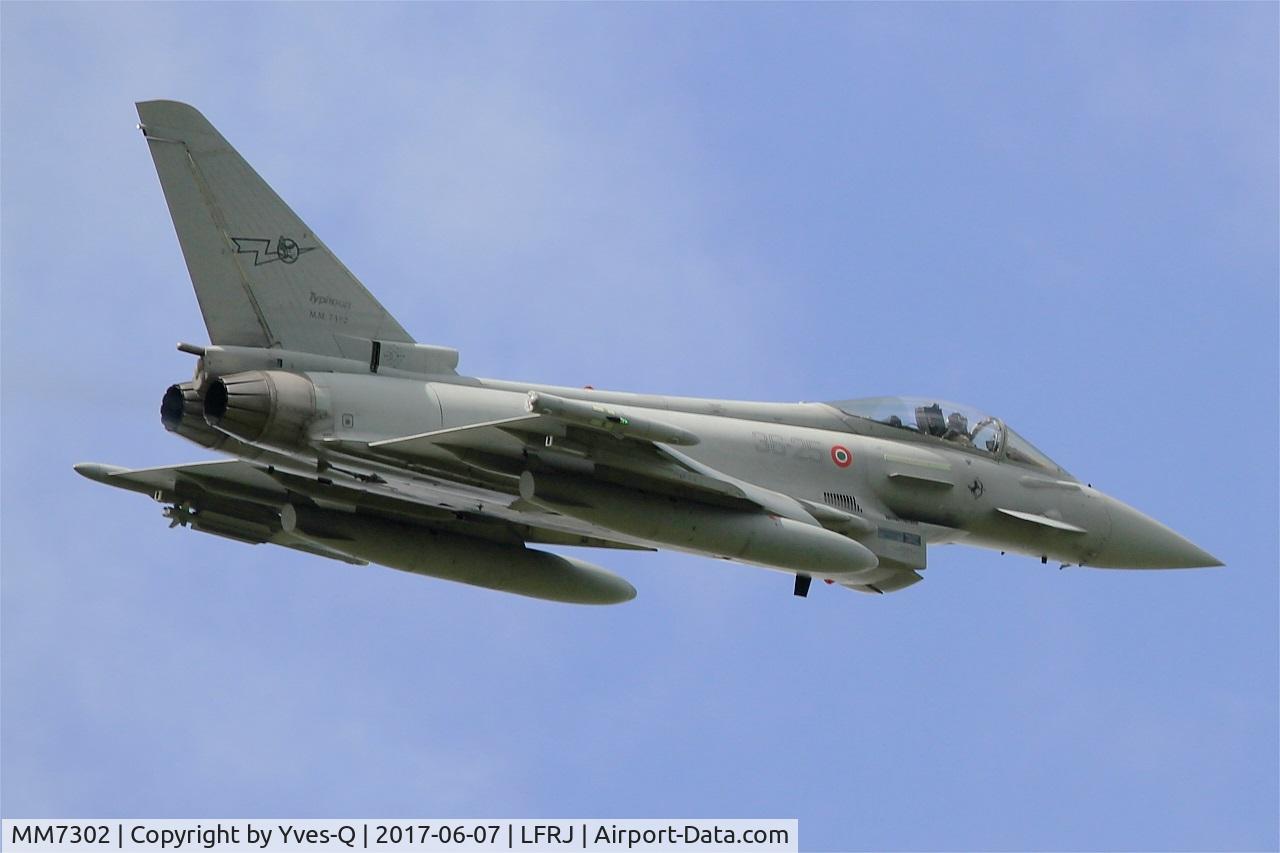 MM7302, Eurofighter EF-2000 Typhoon S C/N IS034, Eurofighter EF-2000 Typhoon S, Take off rwy 26, Landivisiau Naval Air Base (LFRJ) Tiger Meet 2017