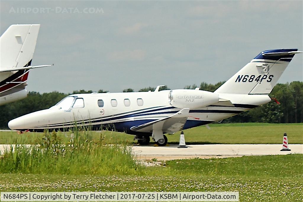 N684PS, 2016 Cessna 525 Citation M2 C/N 525-0932, At Sheboygan County Memorial Airport in Wisconsin