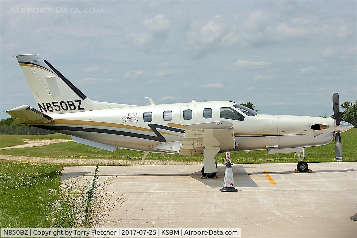 N850BZ, 2007 Socata TBM-700 C/N 427, At Sheboygan County Memorial Airport in Wisconsin