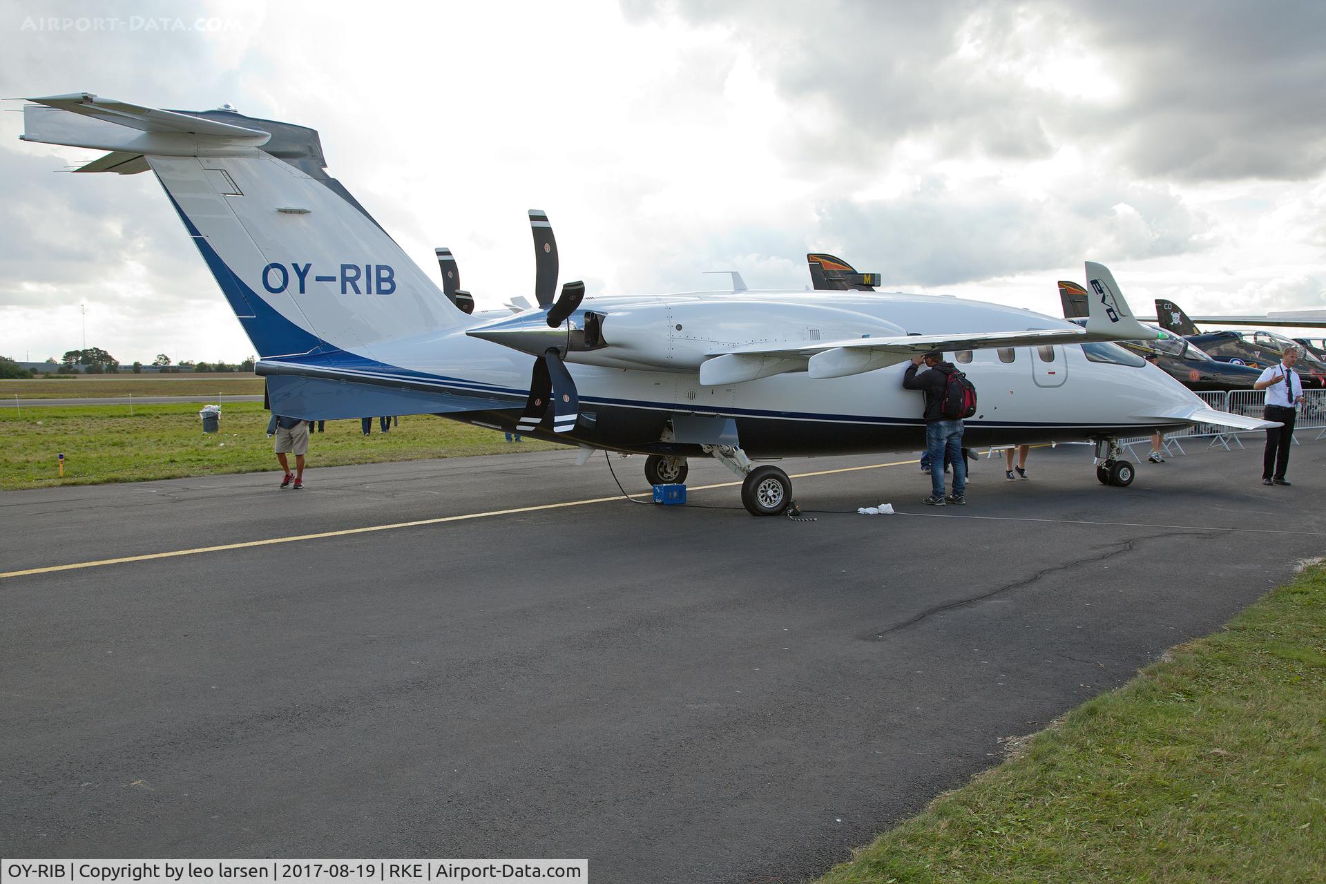 OY-RIB, 2015 Piaggio P-180 Avanti C/N 3003, Roskilde Air Show 19.8.2017