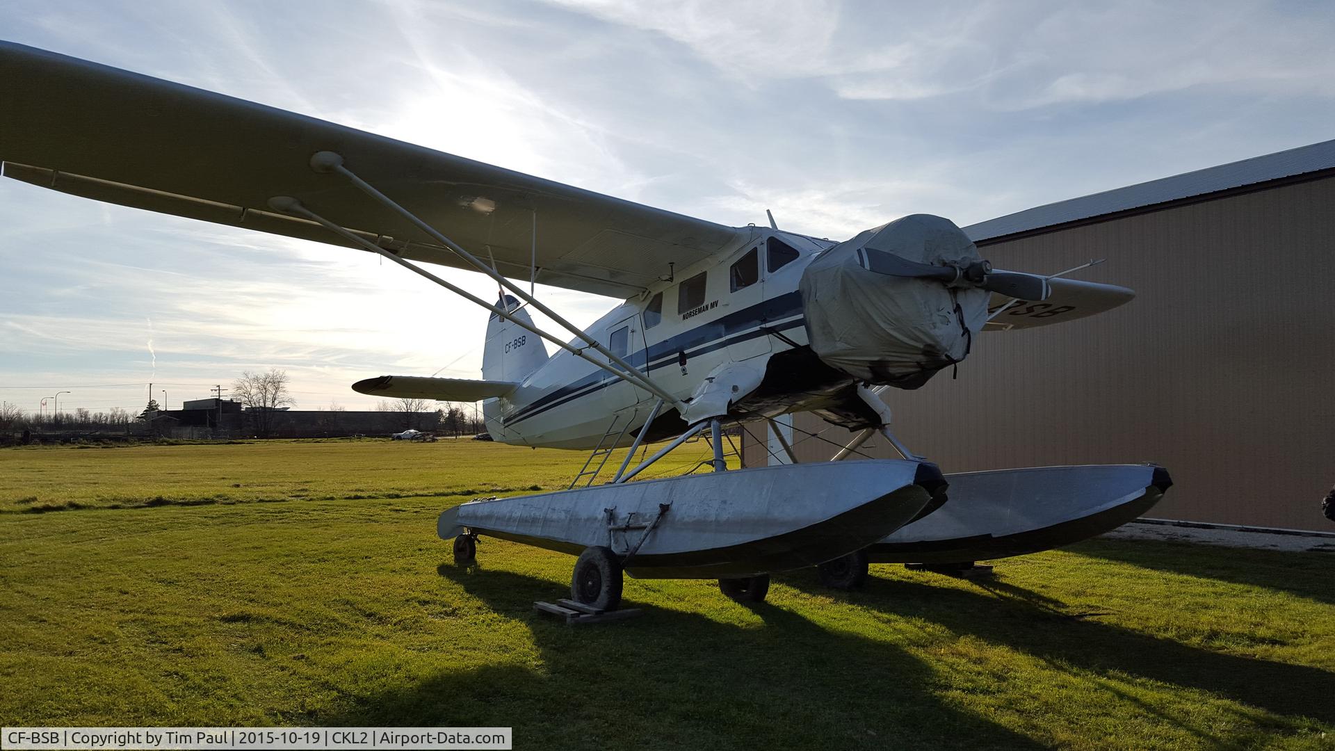 CF-BSB, 1945 Noorduyn Norseman V C/N N29-15, CF-BSB put away for winter in Selkirk