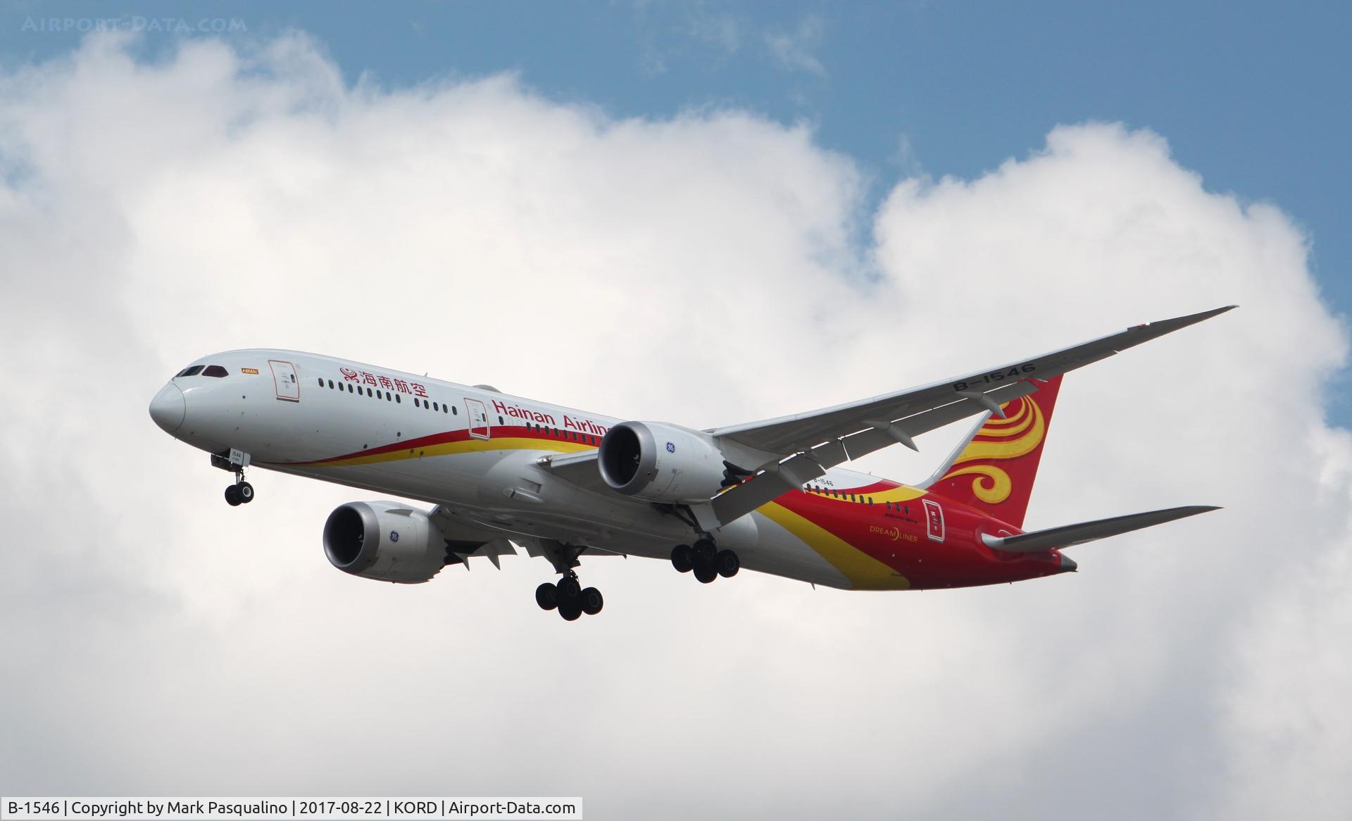 B-1546, 2016 Boeing 787-9 Dreamliner C/N 62717, Boeing 787-9