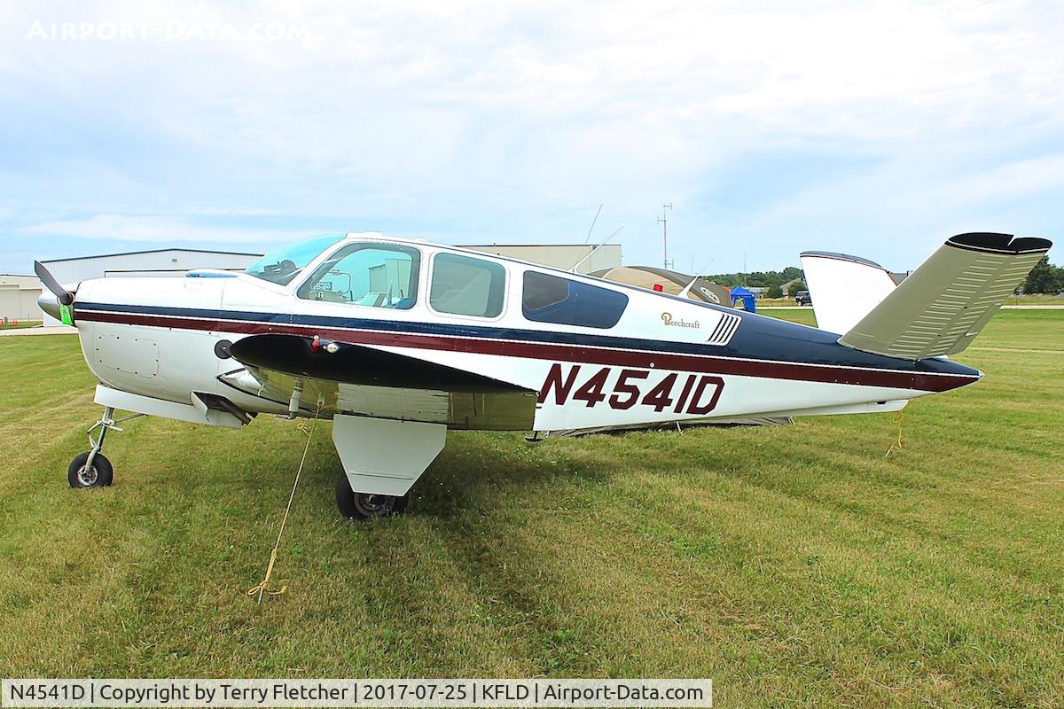N4541D, 1956 Beech G35 Bonanza C/N D-4722, At Fond du Lac County Airport
