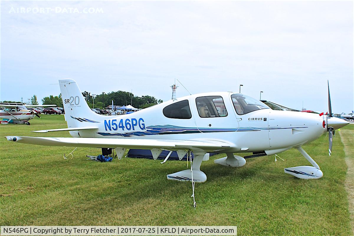 N546PG, 2008 Cirrus SR20 C/N 2002, At Fond du Lac County Airport