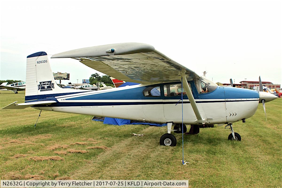 N2632G, 1959 Cessna 182B Skylane C/N 51932, At Fond du Lac County Airport