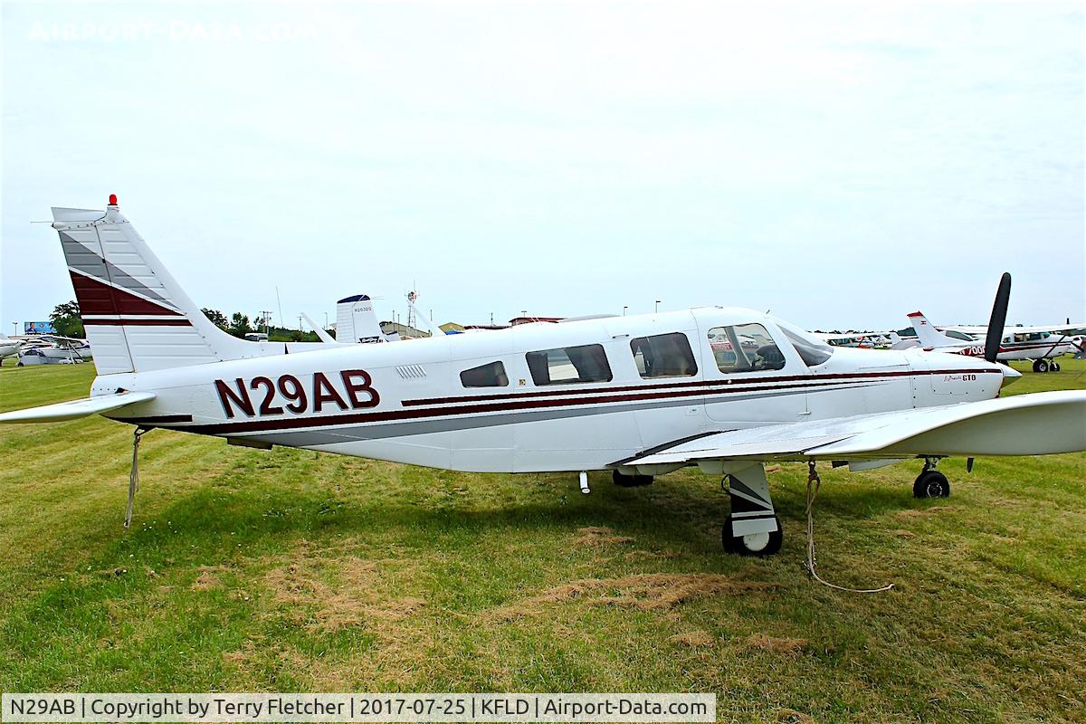 N29AB, 1976 Piper PA-32R-300 Cherokee Lance C/N 32R-7780027, At Fond du Lac County Airport