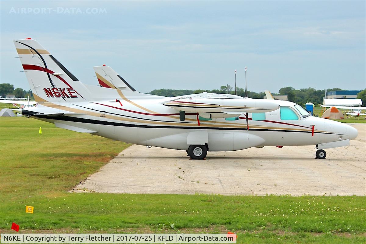 N6KE, Mitsubishi MU-2B-60 Marquise C/N 766SA, At Fond du Lac County Airport