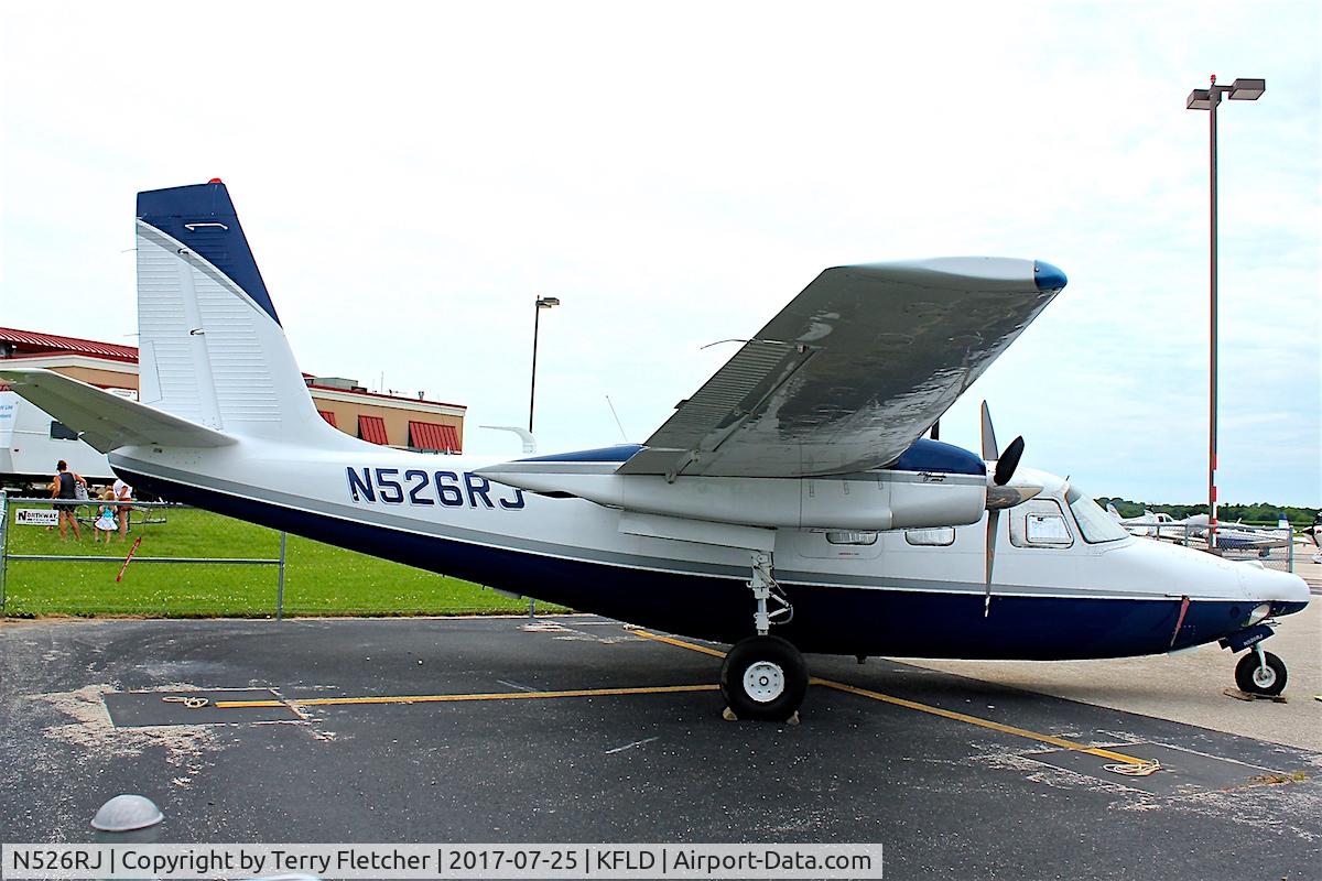 N526RJ, 1961 Aero Commander 500-A C/N 500A-1097-51, At Fond du Lac County Airport