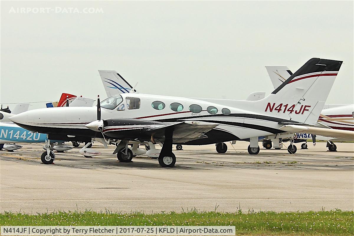 N414JF, 1980 Cessna 414A Chancellor C/N 414A0522, At Fond du Lac County Airport