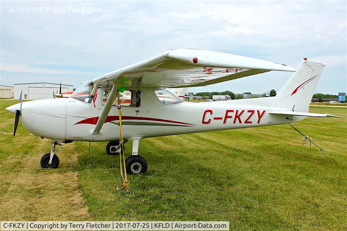 C-FKZY, 1973 Cessna 150L C/N 15074889, At Fond du Lac County Airport