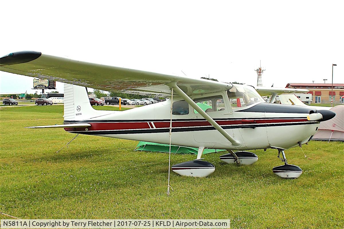 N5811A, 1956 Cessna 172 C/N 28411, At Fond du Lac County Airport