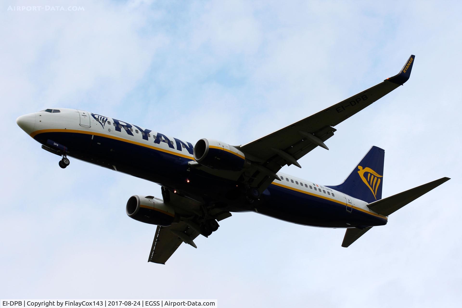 EI-DPB, 2006 Boeing 737-8AS C/N 33603, Landing at London Stansted (STN) from Jerez (XRY) as FR8397