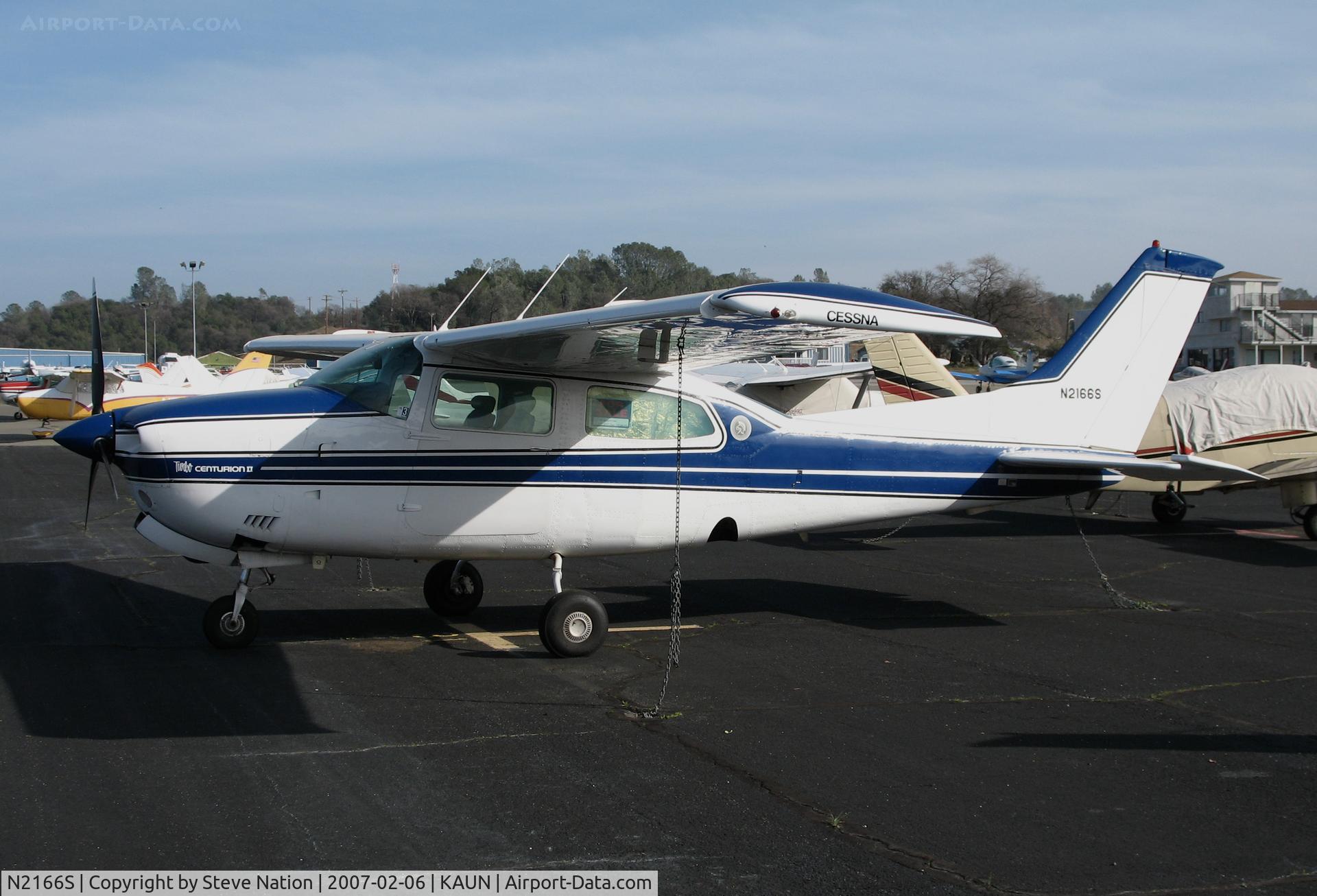 N2166S, 1975 Cessna T210L Turbo Centurion C/N 21061127, Locally-based 1975 Cessna T210L Turbo Centurion @ Auburn Municipal Airport, CA to Dan Hammond Aircraft Sales, Tulsa, OK 2011-09-11