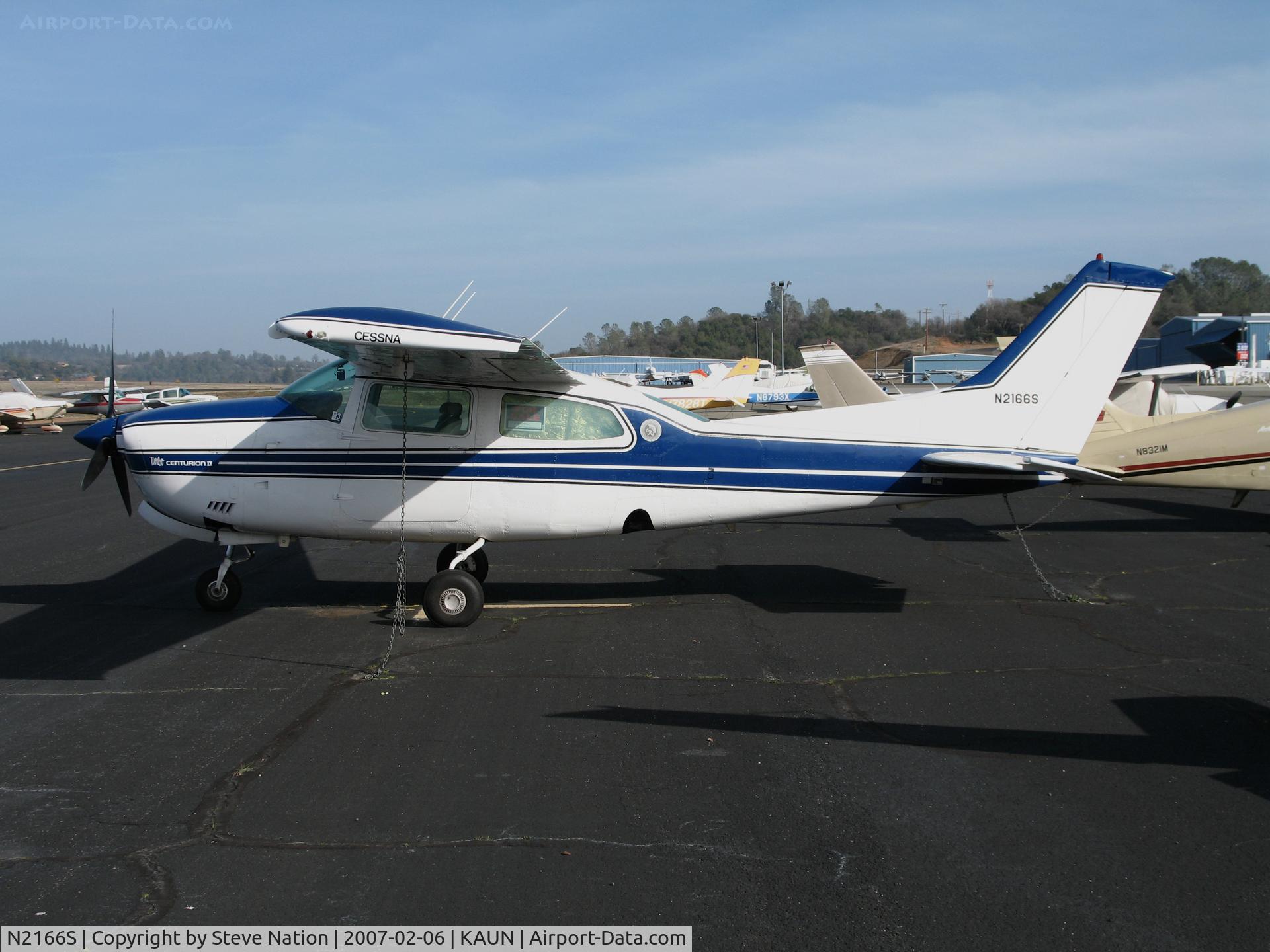 N2166S, 1975 Cessna T210L Turbo Centurion C/N 21061127, Locally-based 1975 Cessna T210L Turbo Centurion @ Auburn Municipal Airport, CA to Dan Hammond Aircraft Sales, Tulsa, OK 2011-09-11