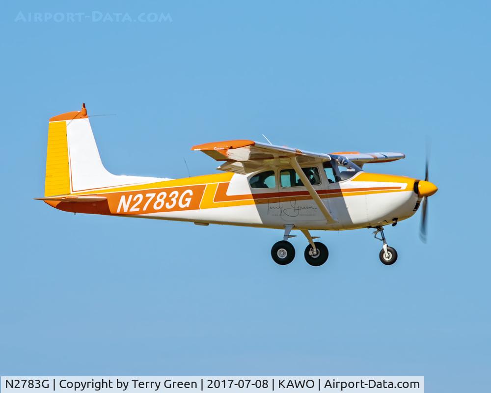 N2783G, 1959 Cessna 182B Skylane C/N 52083, KAWO