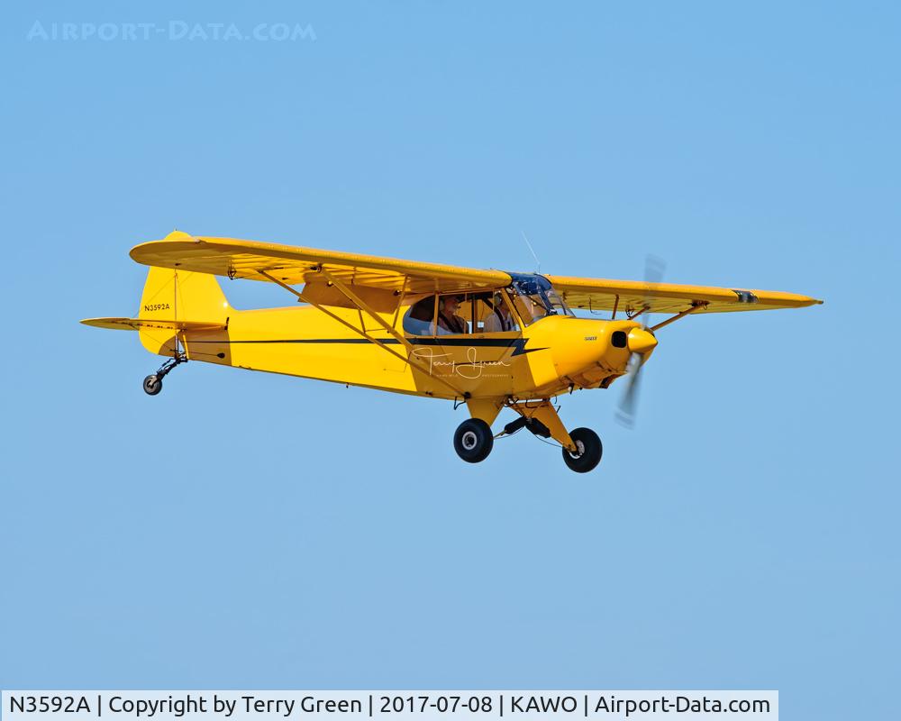 N3592A, 1953 Piper PA-18-135 Super Cub C/N 18-3022, KAWO
