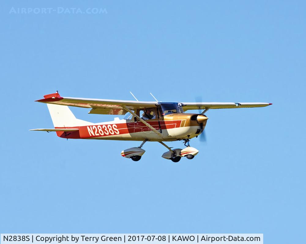 N2838S, 1967 Cessna 150G C/N 15066738, KAWO