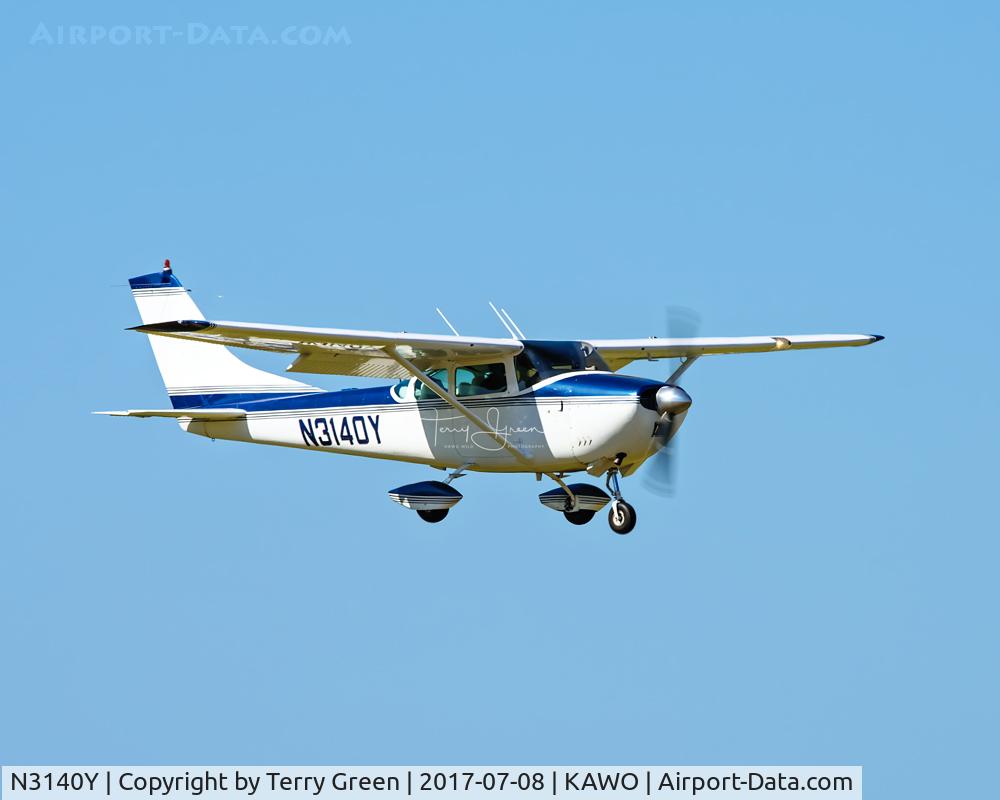 N3140Y, 1962 Cessna 182E Skylane C/N 18254140, KAWO